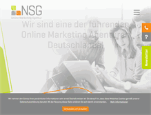 Tablet Screenshot of nsg-berlin.de